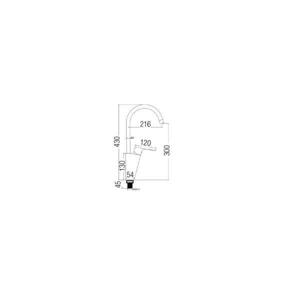 Brass Mixer Series Black SWP-B-2622 - Image 2