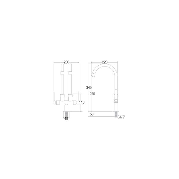 Solid Brass Cold Tap - 33 Series SWP-BR-3363 - Image 2