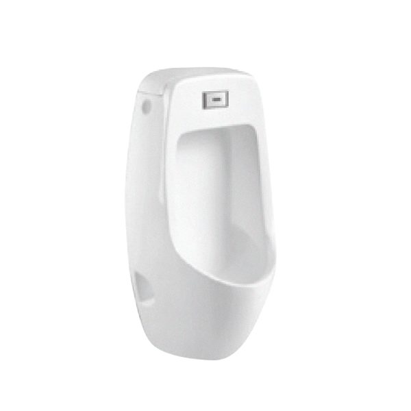 Wall Hung Urinal fixing to wall back c/w sensor valve UB-614