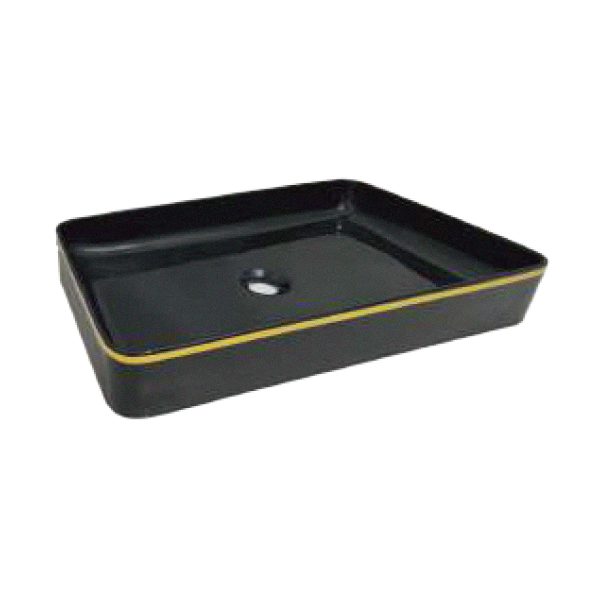 Art Basin Series WB-487-BG(Black C/W Goldline)