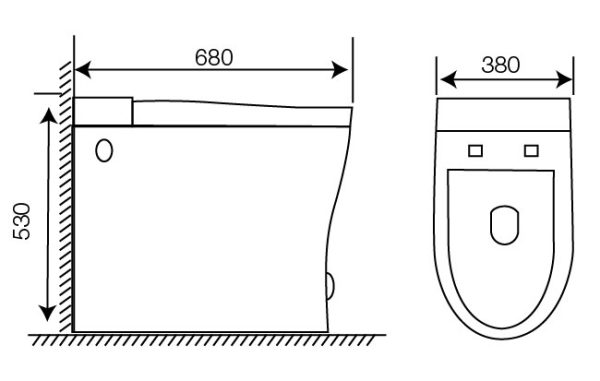 Intelligent Water Closet WC-1004 - Image 2