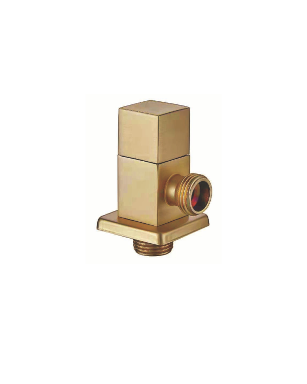Angle Valve Satin Gold (Square) SW-BR-AV-303-SG