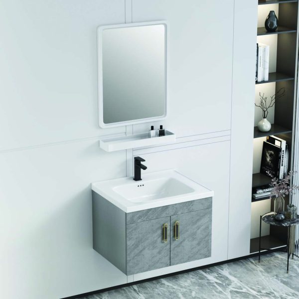 6 in 1 Bathroom Cabinet Set SWBC-SS6611-GY
