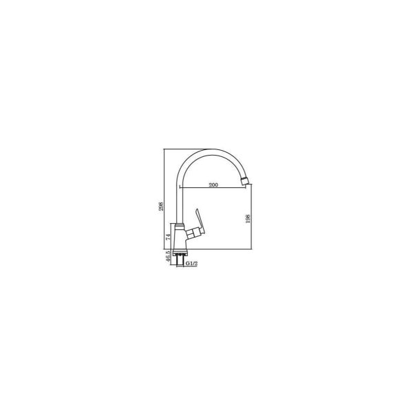 Kitchen Pillar Sink Tap SWP-BR-3465 - Image 2